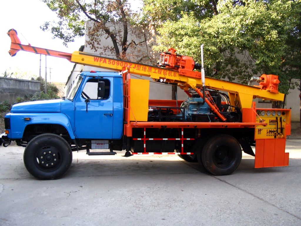 WFA5059DZJ型地质工程钻机车 